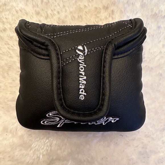 TaylorMade Spider Mini Black Mallet Putter Headcover Golf Head Cover. NEW - Picture 2 of 8